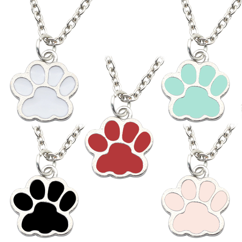 Kalung jejak kaki kucing kaki  - Mens Dog Tag Necklace ulasan dan harga