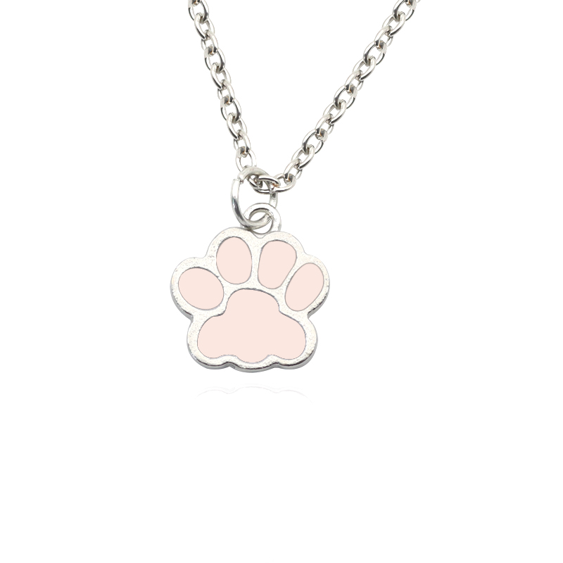 Kalung jejak kaki kucing kaki  - Mens Dog Tag Necklace ulasan dan harga