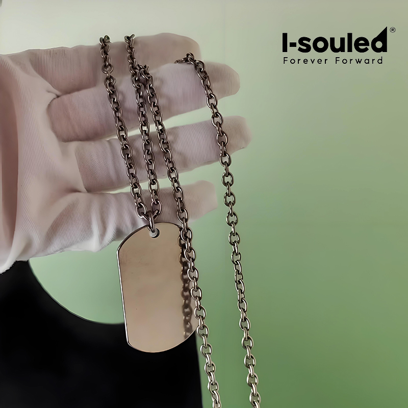 Kalung Dog Tag Titanium untuk  - Mens Dog Tag Necklace ulasan dan harga