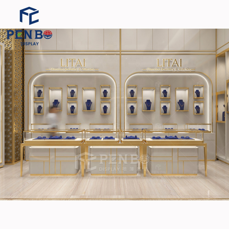 Etalase Toko Perhiasan Mewah C - Jewelry Shop Watches ulasan dan harga