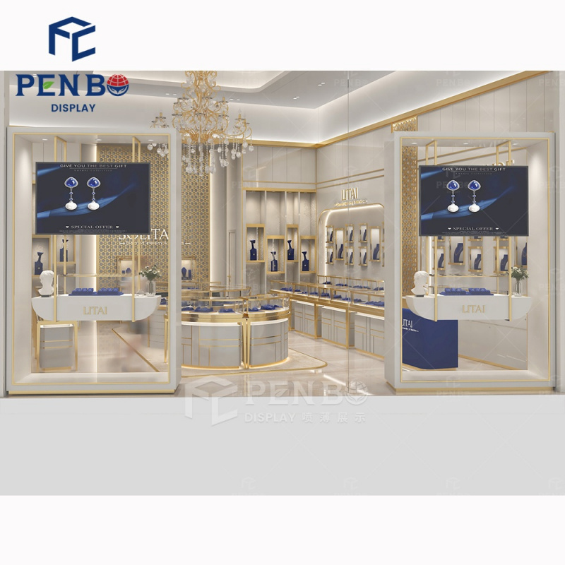Etalase Toko Perhiasan Mewah C - Jewelry Shop Watches ulasan dan harga