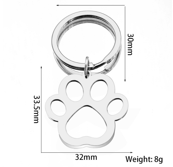 5Pcs Gantungan Kunci Cakar Anj - Mens Dog Tag Necklace ulasan dan harga