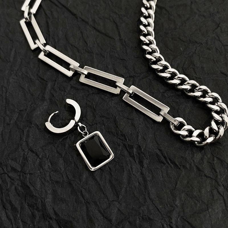 Kalung Rantai Baja Tahan Karat - Mens Dog Tag Necklace ulasan dan harga