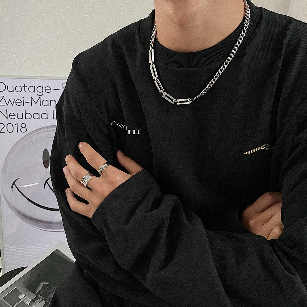 Kalung Rantai Baja Tahan Karat - Mens Dog Tag Necklace ulasan dan harga