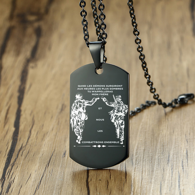 Vnox Di Saat Yang Paling Gelap - Mens Dog Tag Necklace ulasan dan harga