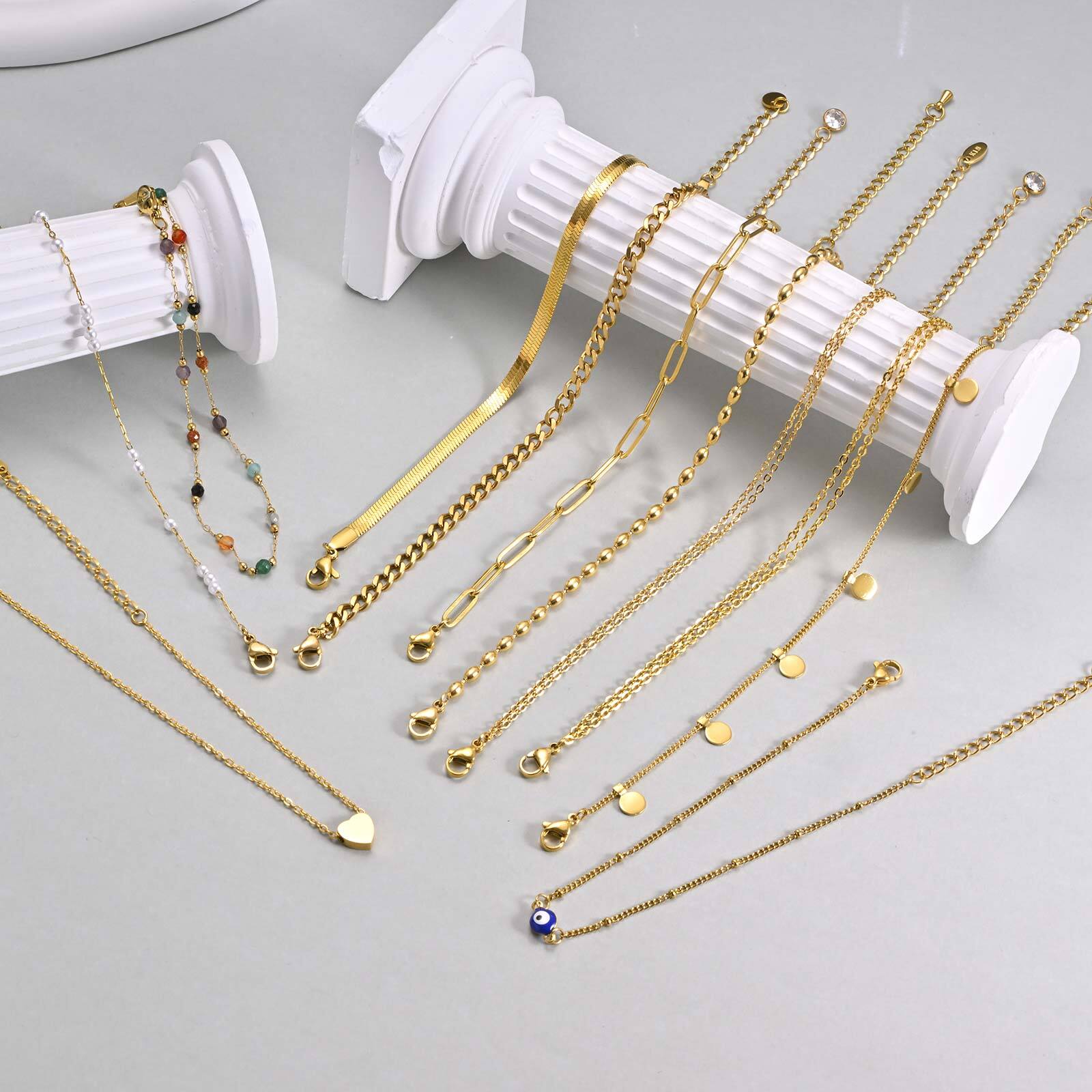Gelang Kaki Berlapis Emas untu - Jc Jewelry & Watches Reviews ulasan dan harga