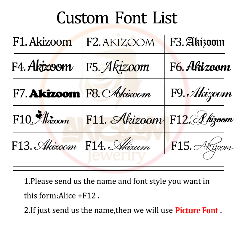 Akizoom Nama Kustom 18Cm Gelan - Anklet Foot Chain ulasan dan harga