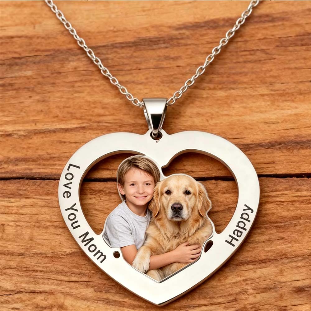 Kalung Foto Cetak, Hadiah Khus - Mens Dog Tag Necklace ulasan dan harga